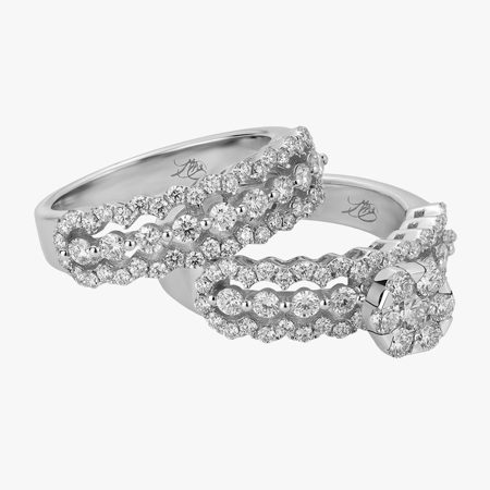 Plain Of Light Bridal Set